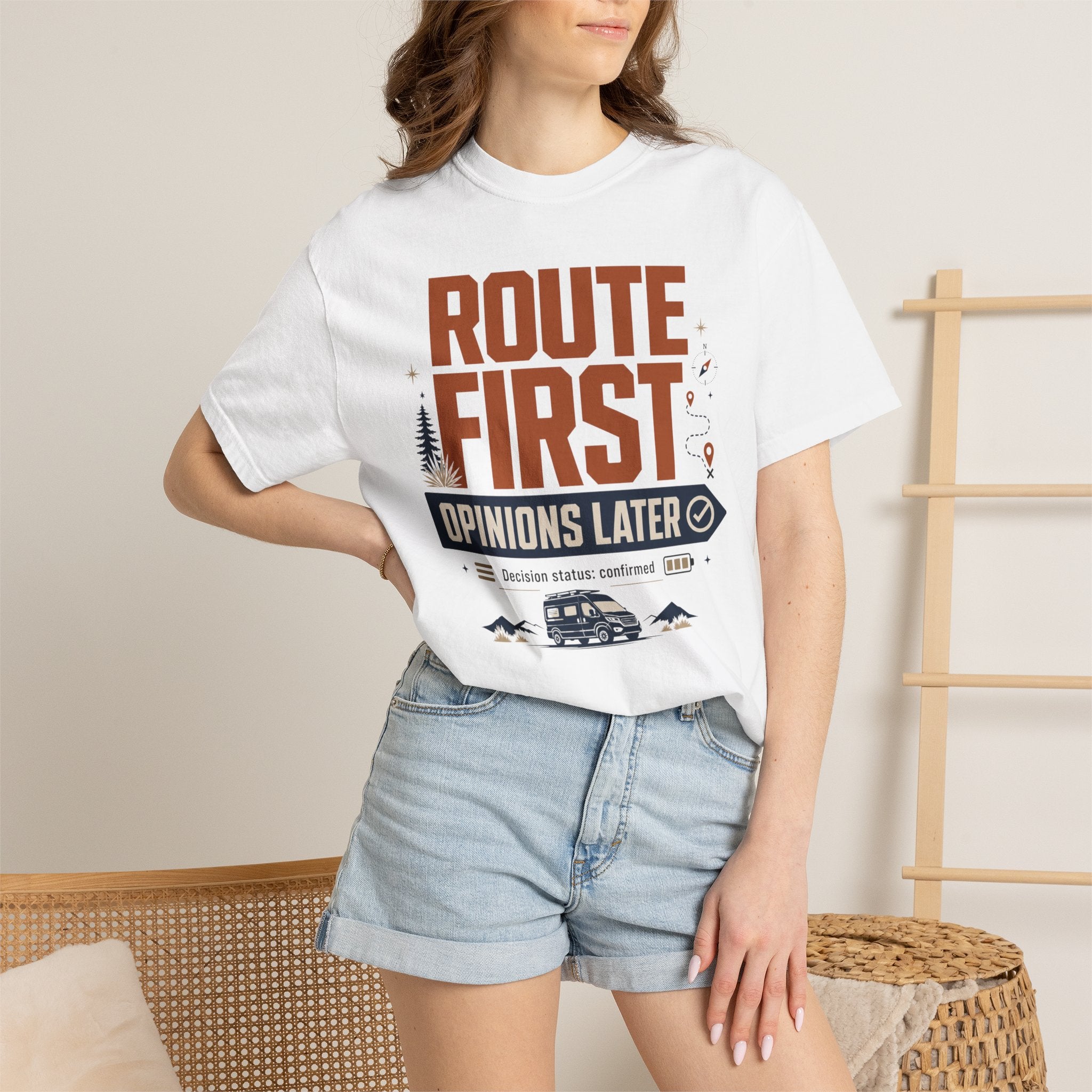 Route First Opinions Later - T-Shirt