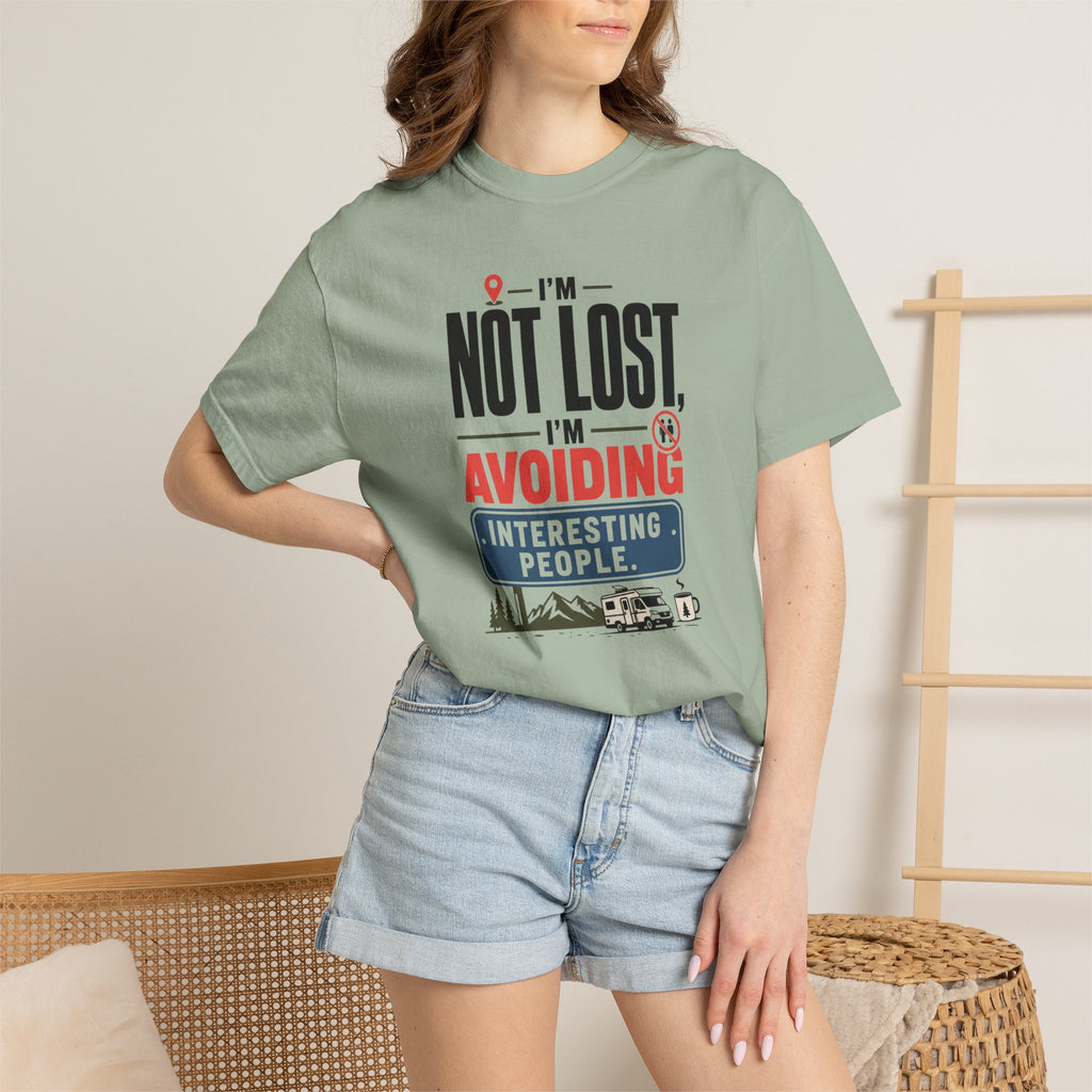 I'm Not Lost I'm Avoiding Interesting People - T-Shirt