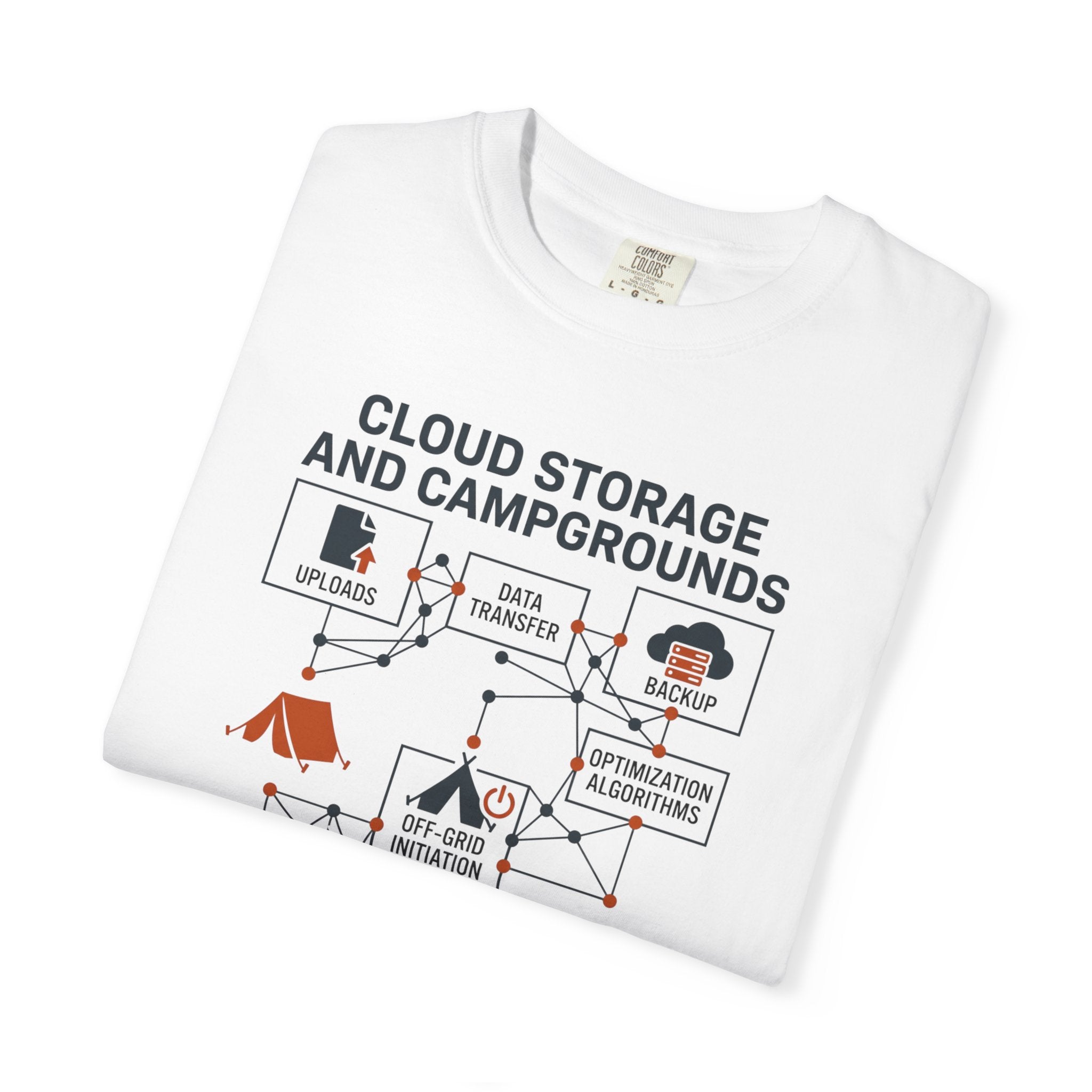 Cloud Storage And Camping Grounds - T-Shirt