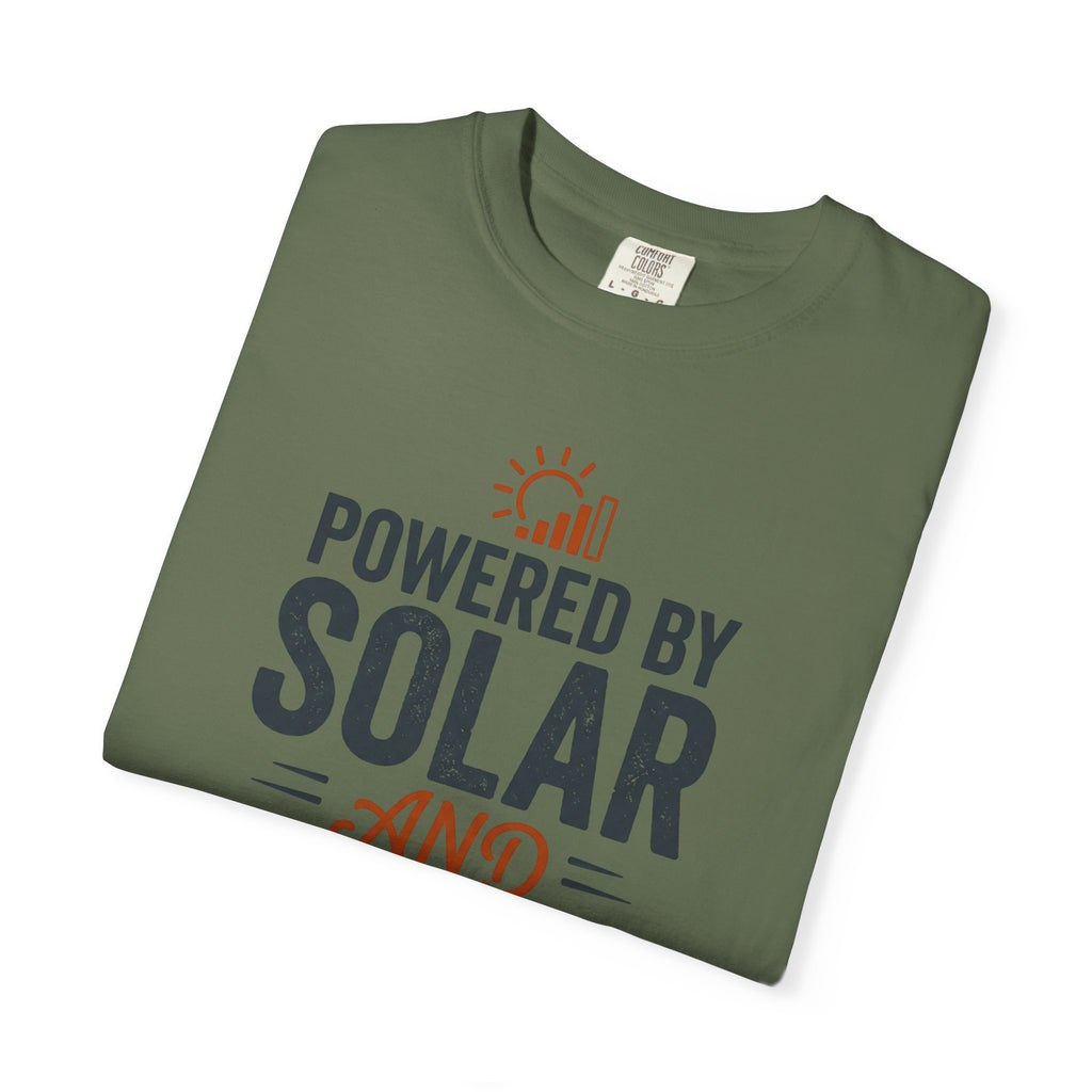 Powered By Solar And Poor Cell Service - T-Shirt