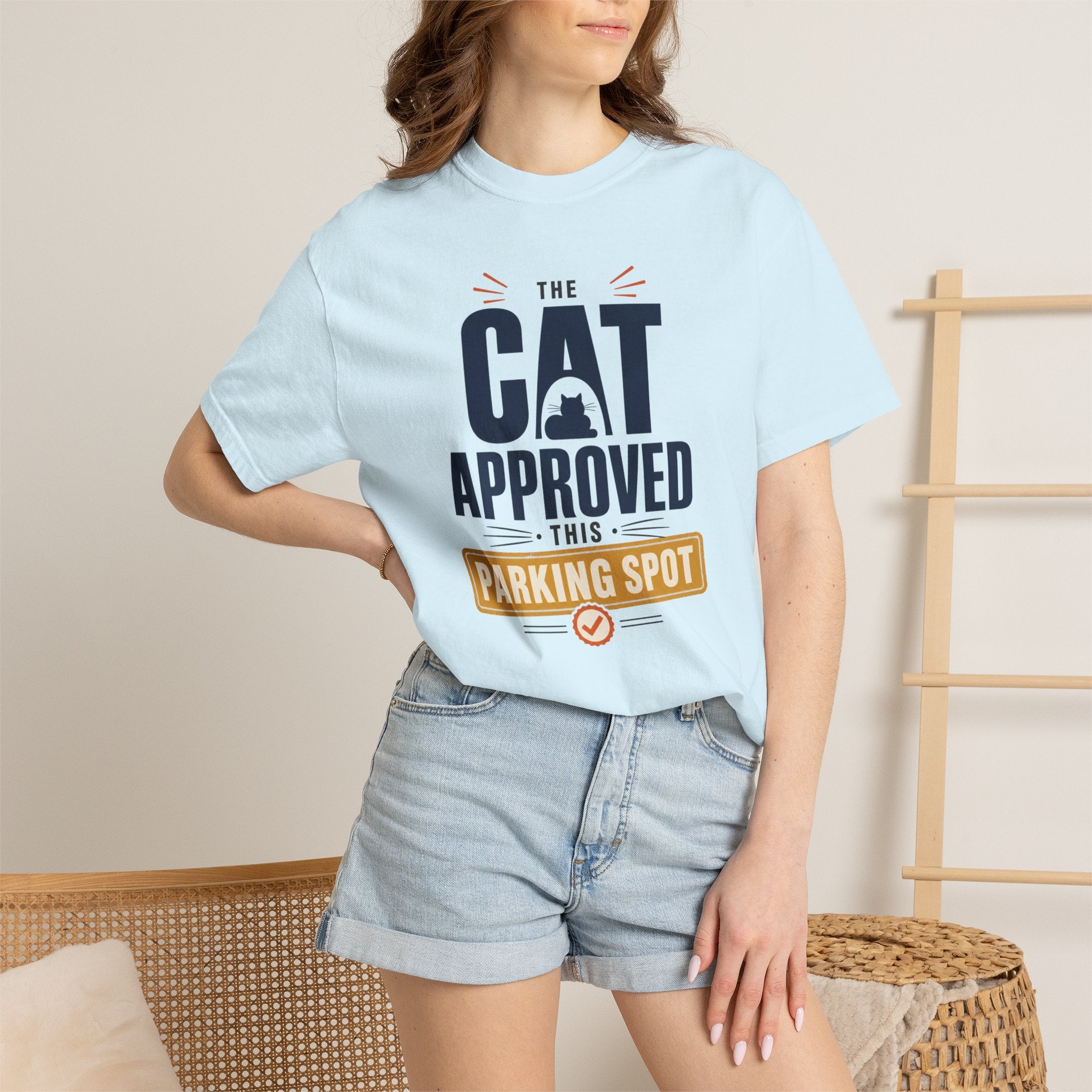 The Cat Approved This Parking Spot - T-Shirt