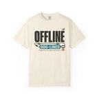 Offline But Dog Lined - T-Shirt