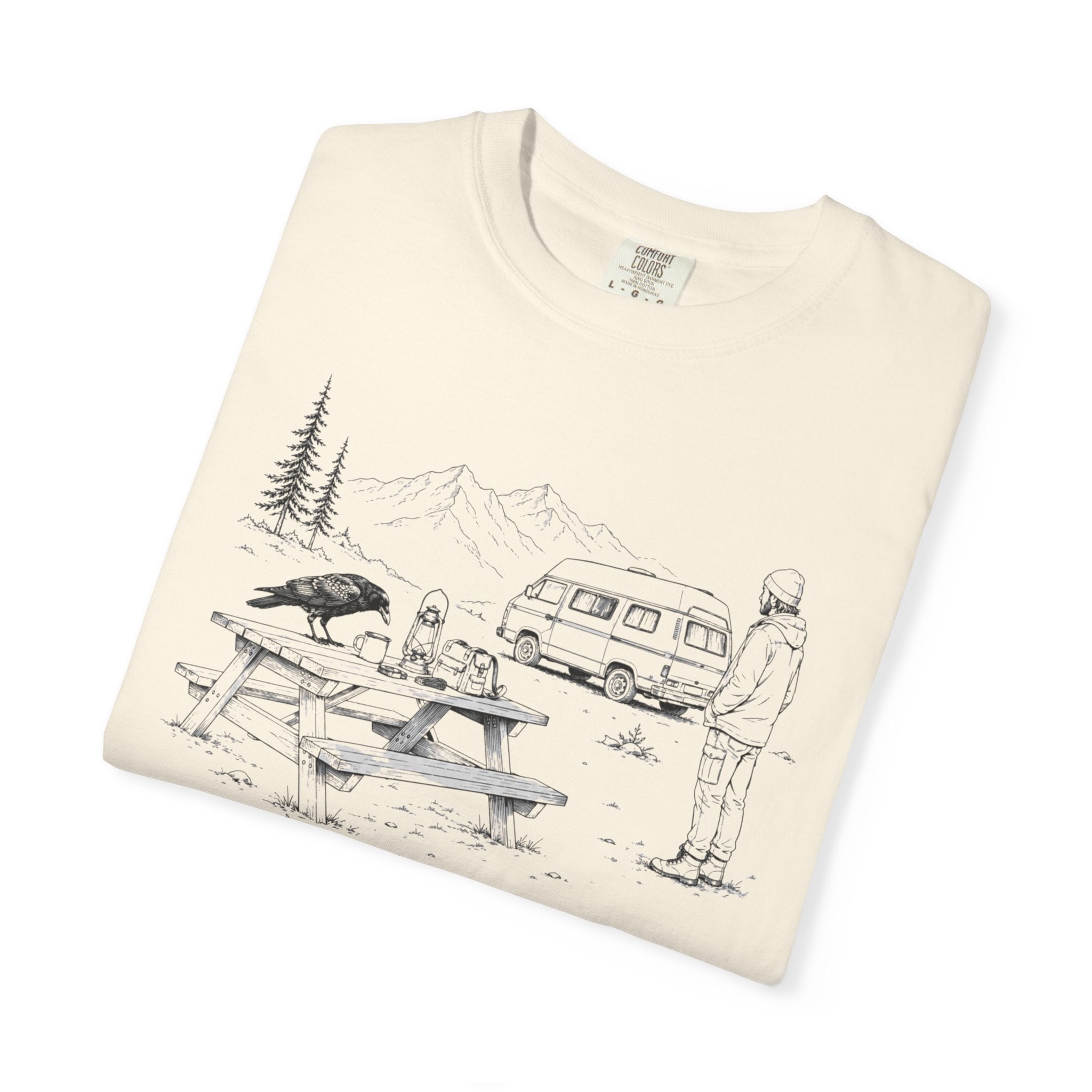 Camp Coffee Raven - T-Shirt