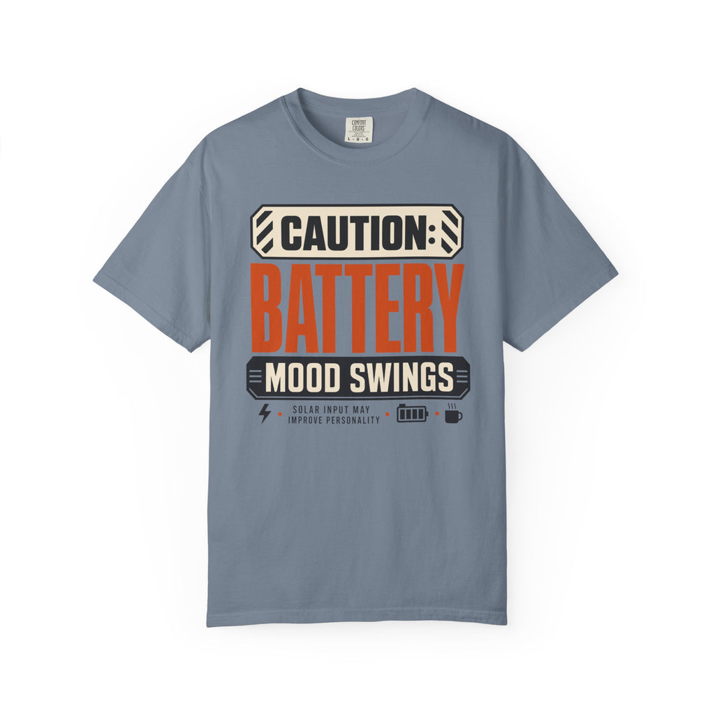 Caution Battery Mood Swings - T-Shirt