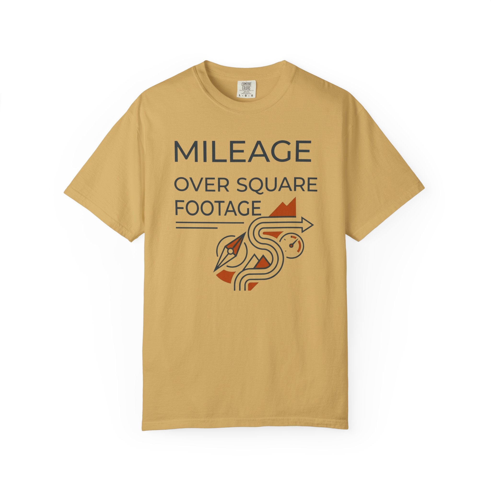 Mileage Over Square Footage - T-Shirt