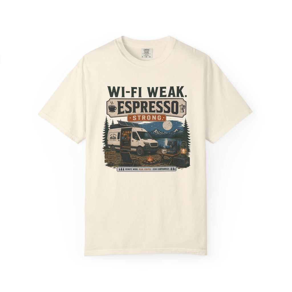 Wi-Fi Weak Espresso Strong - T-Shirt
