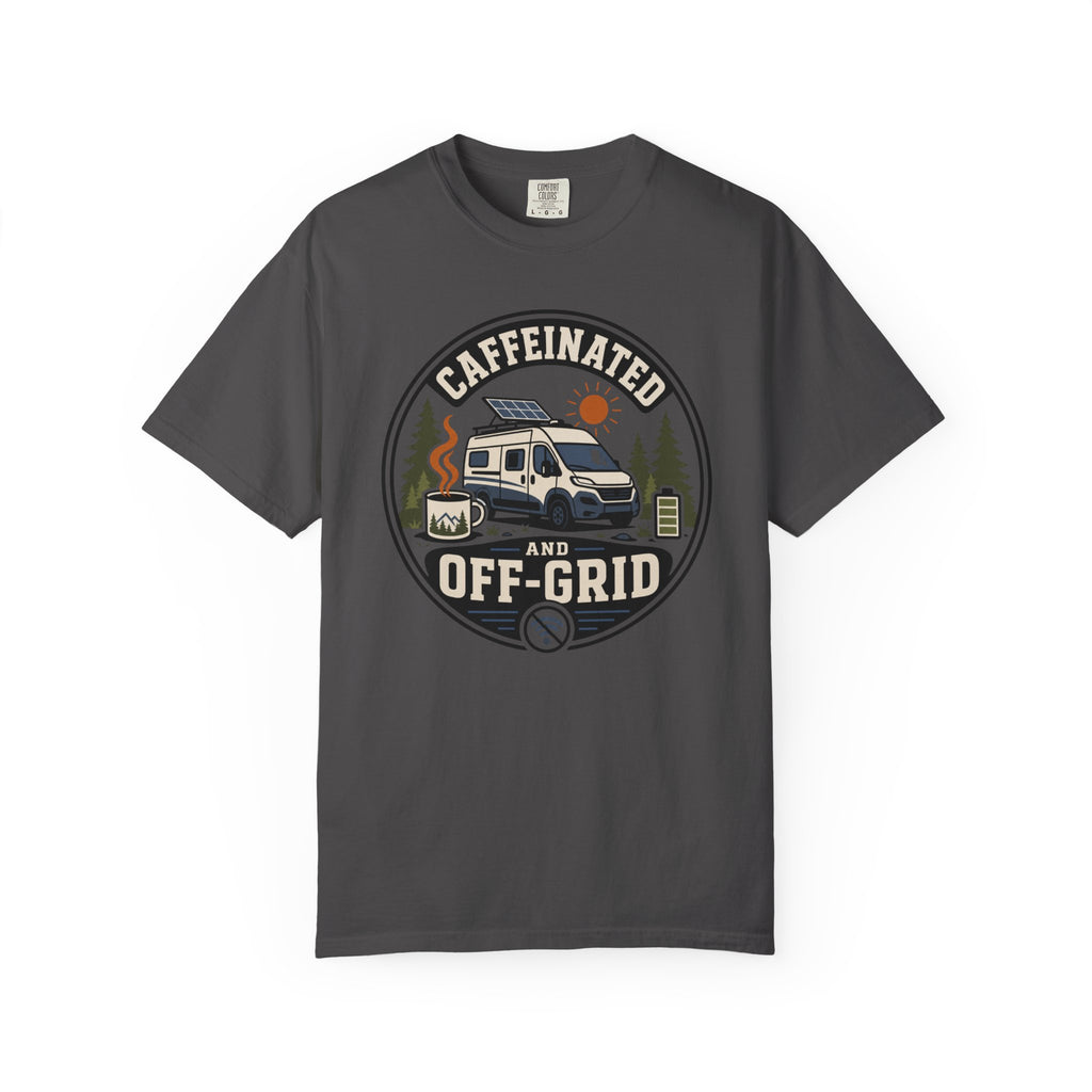 Caffeinated And Off Grid - T-Shirt