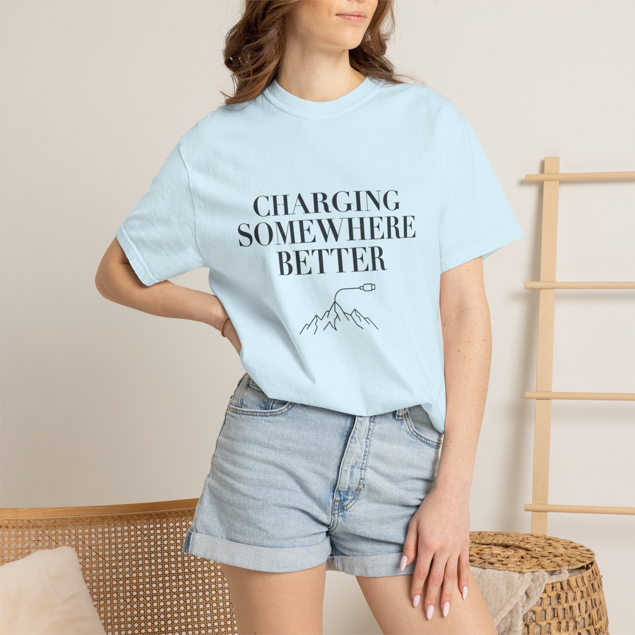 Charging Somewhere Better - T-Shirt
