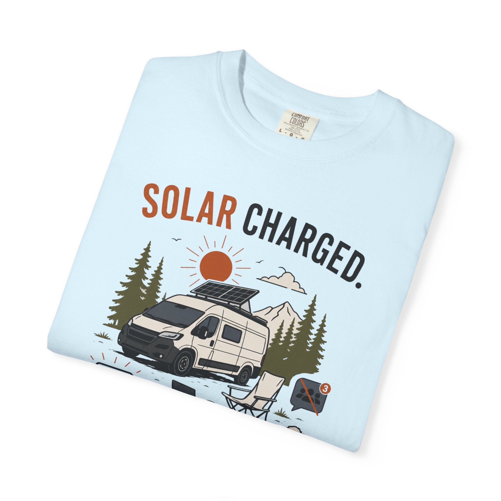 Solar Charged Socially Drained - T-Shirt