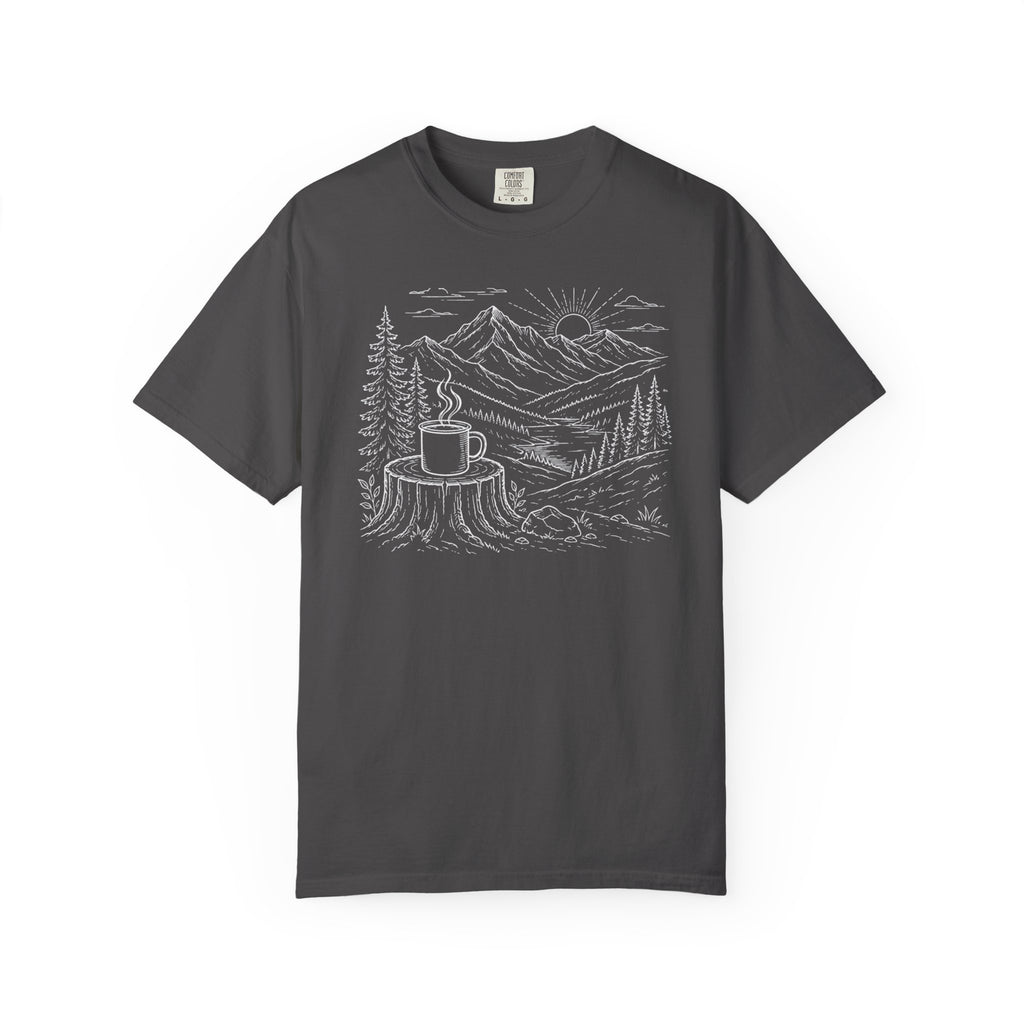 Peak Voltage Starts With Camp Coffee - T-Shirt