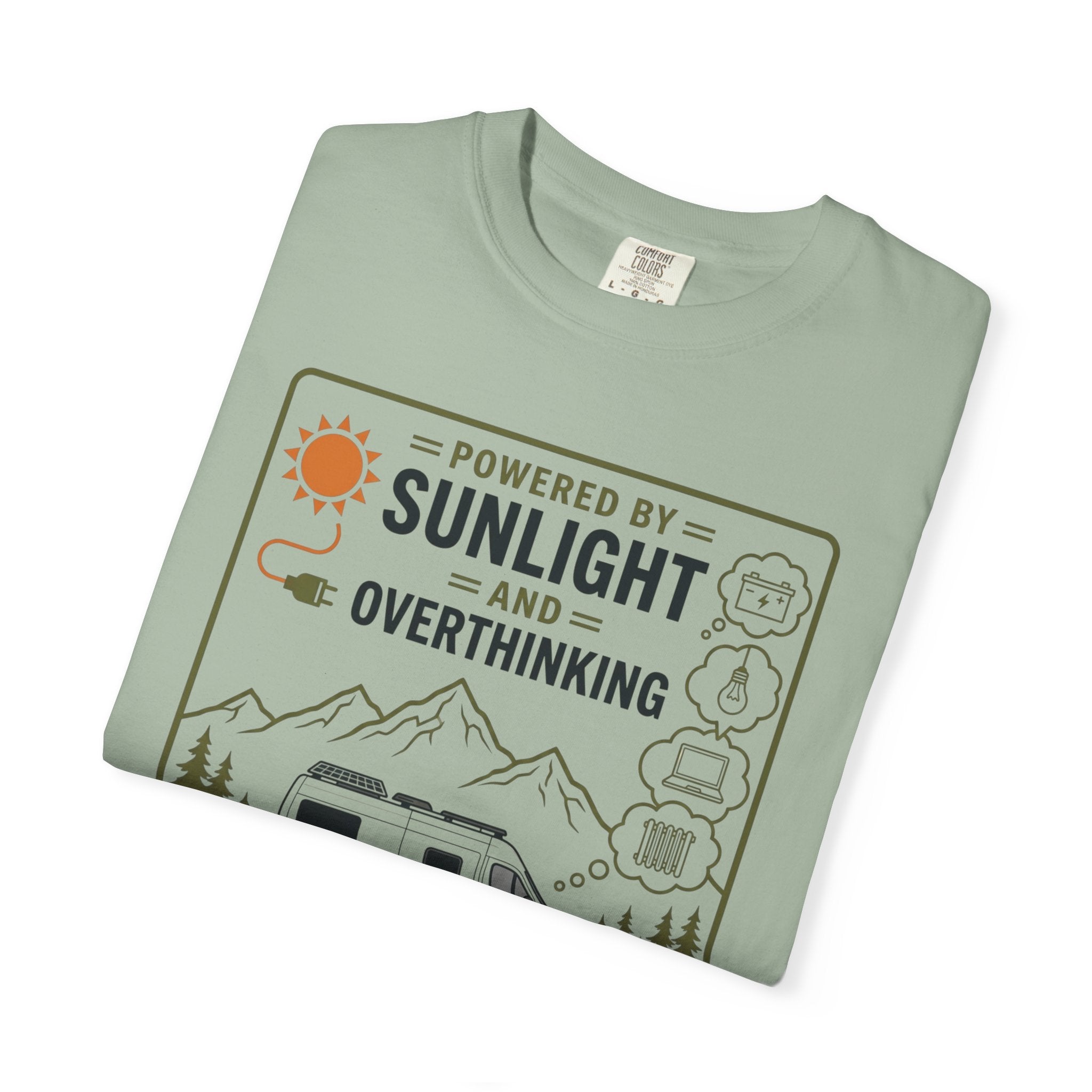 Powered By Sunlight And Overthinking - T-Shirt