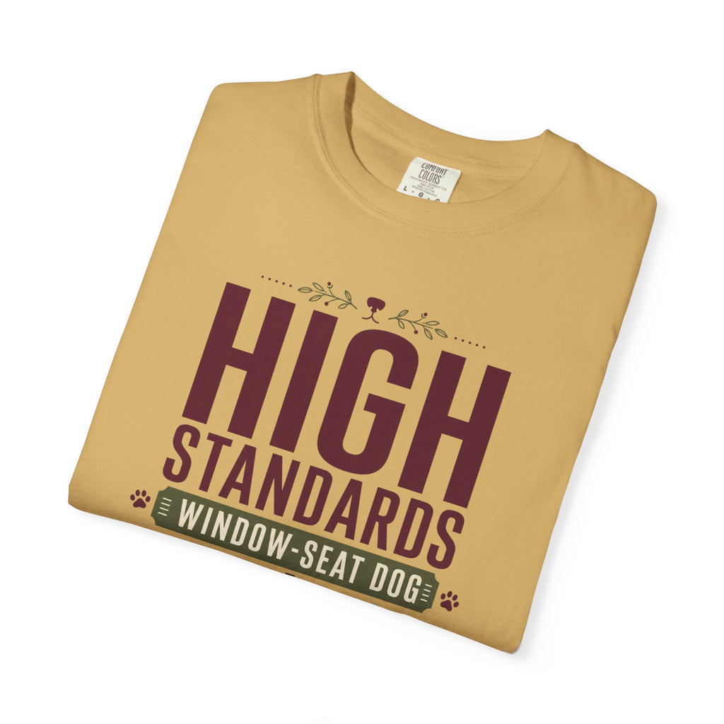 High Standards Window Seat Dog - T-Shirt