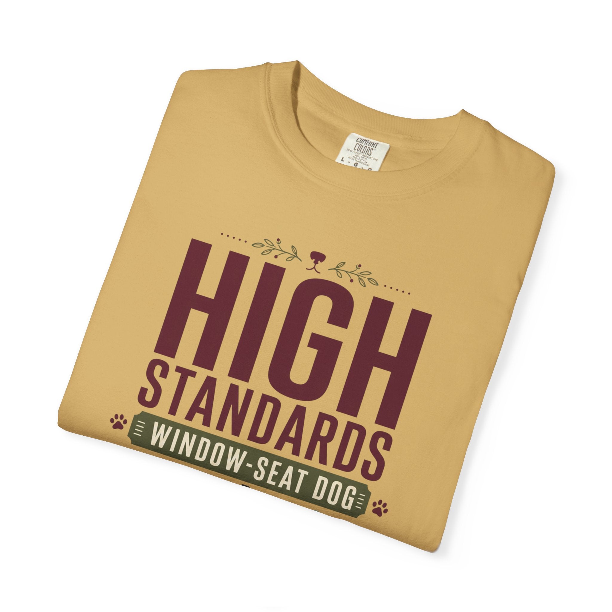 High Standards Window Seat Dog - T-Shirt