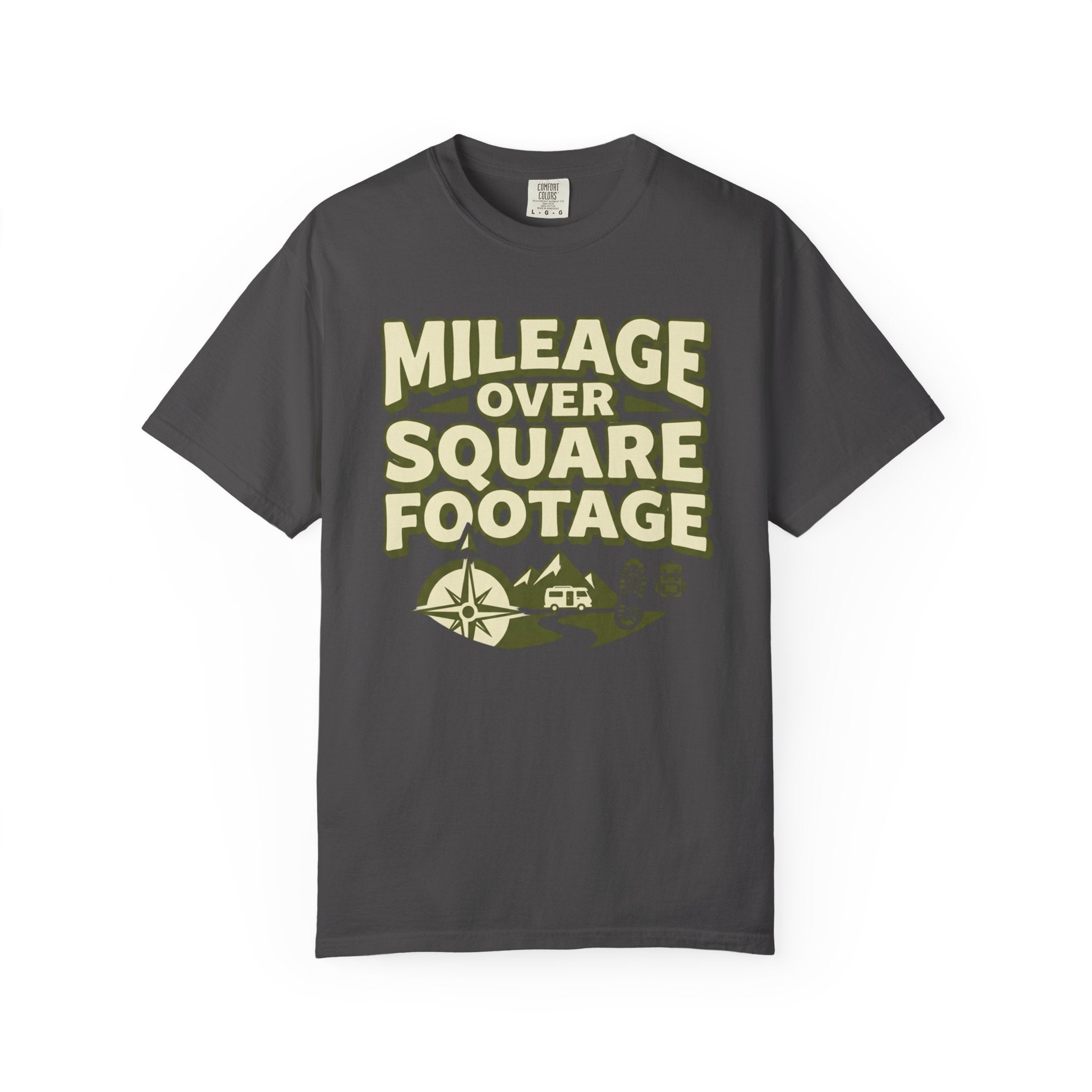 Mileage Over Square Footage - T-Shirt