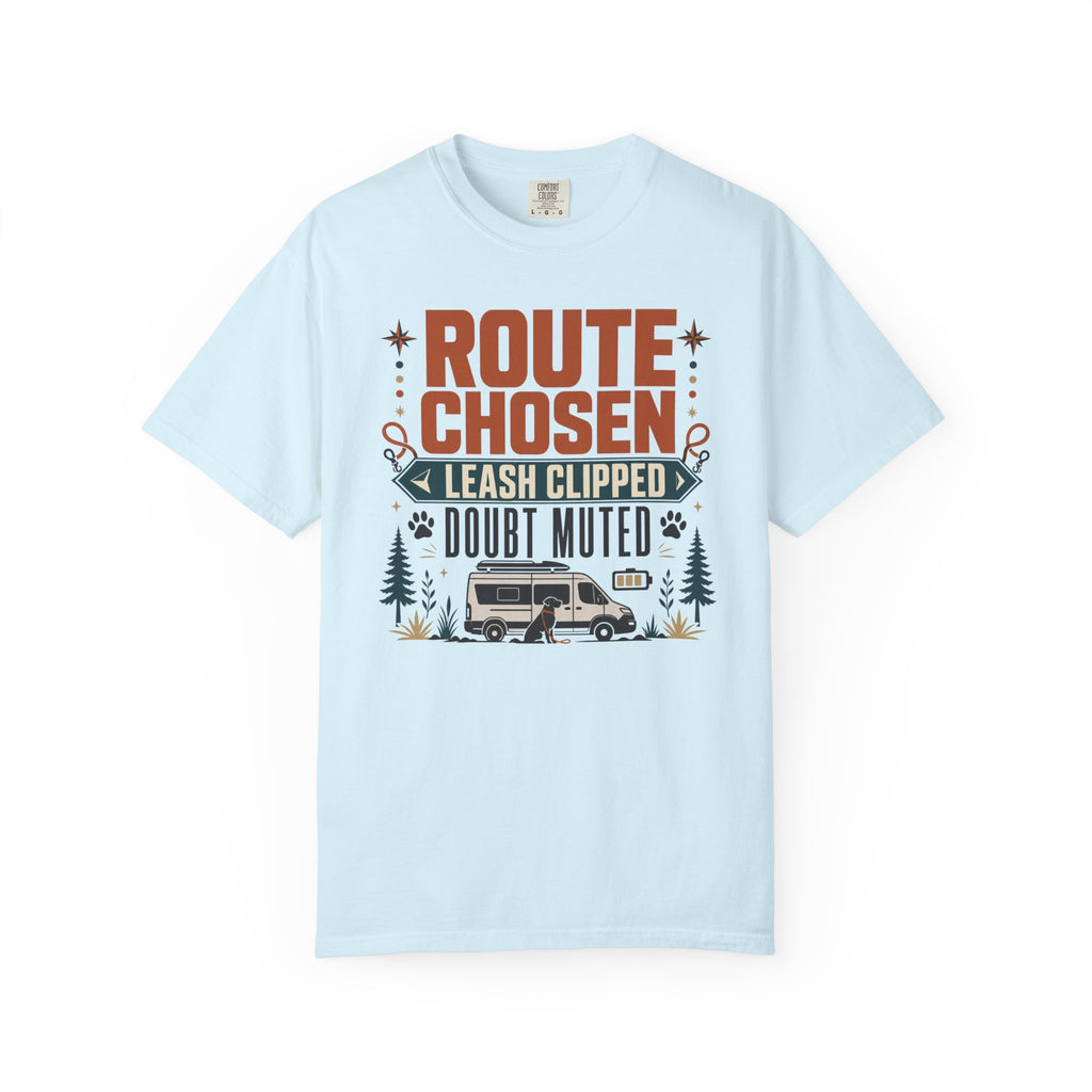 Route Chosen Leash Clipped Doubt Muted - T-Shirt