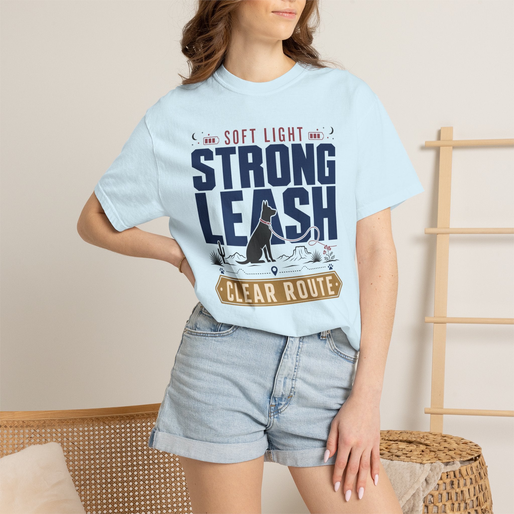 Soft Light Strong Leash Clear Route - T-Shirt
