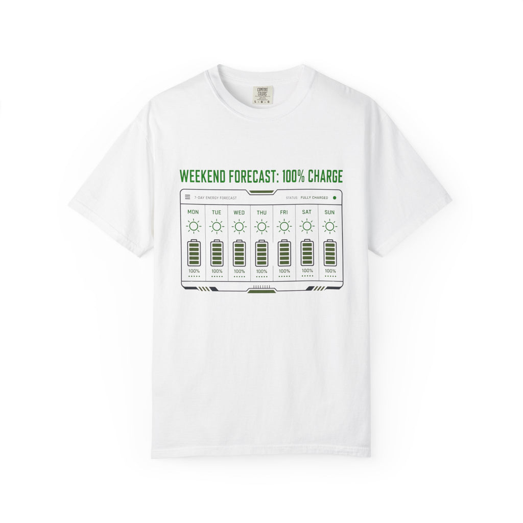 Weekend Forecast 100 Percent Charge - T-Shirt
