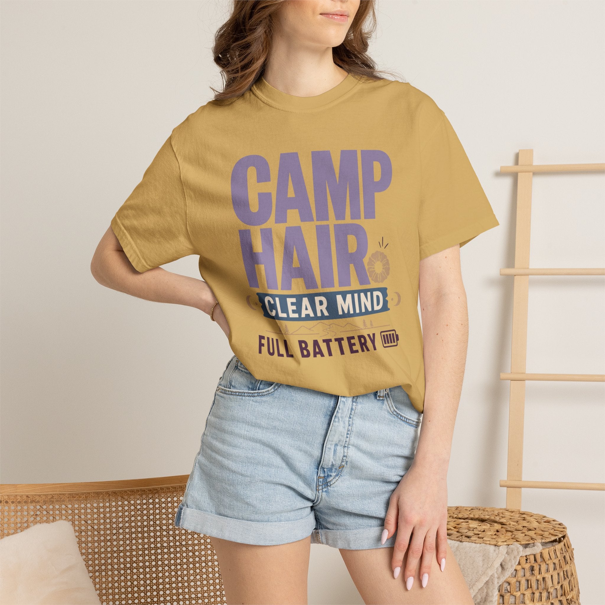 Camp Hair Clear Mind Full Battery - T-Shirt