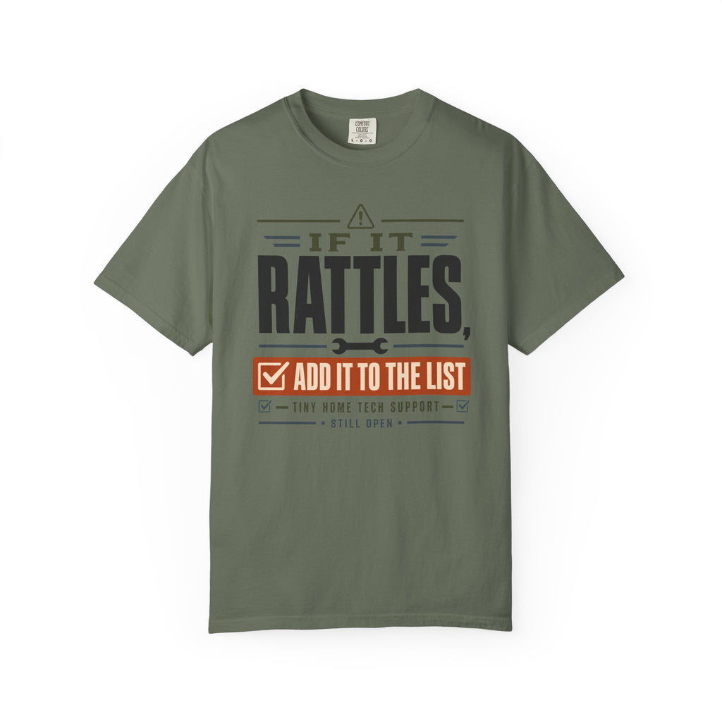 If It Rattles Add It To The List - T-Shirt