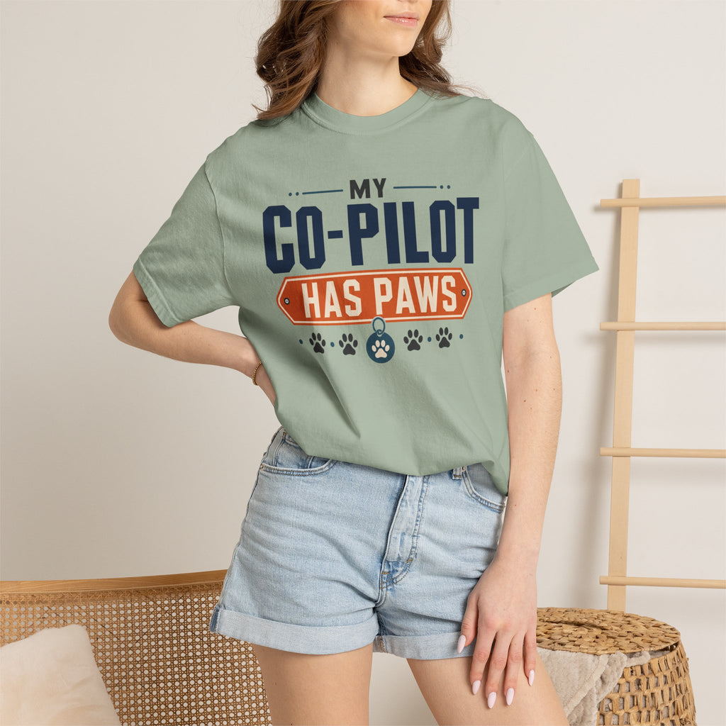 My Co Pilot Has Paws - T-Shirt