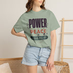 Power Peace And A Good Pull Off - T-Shirt