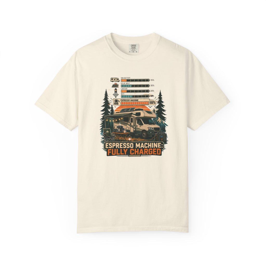 Espresso Machine Fully Charged - T-Shirt