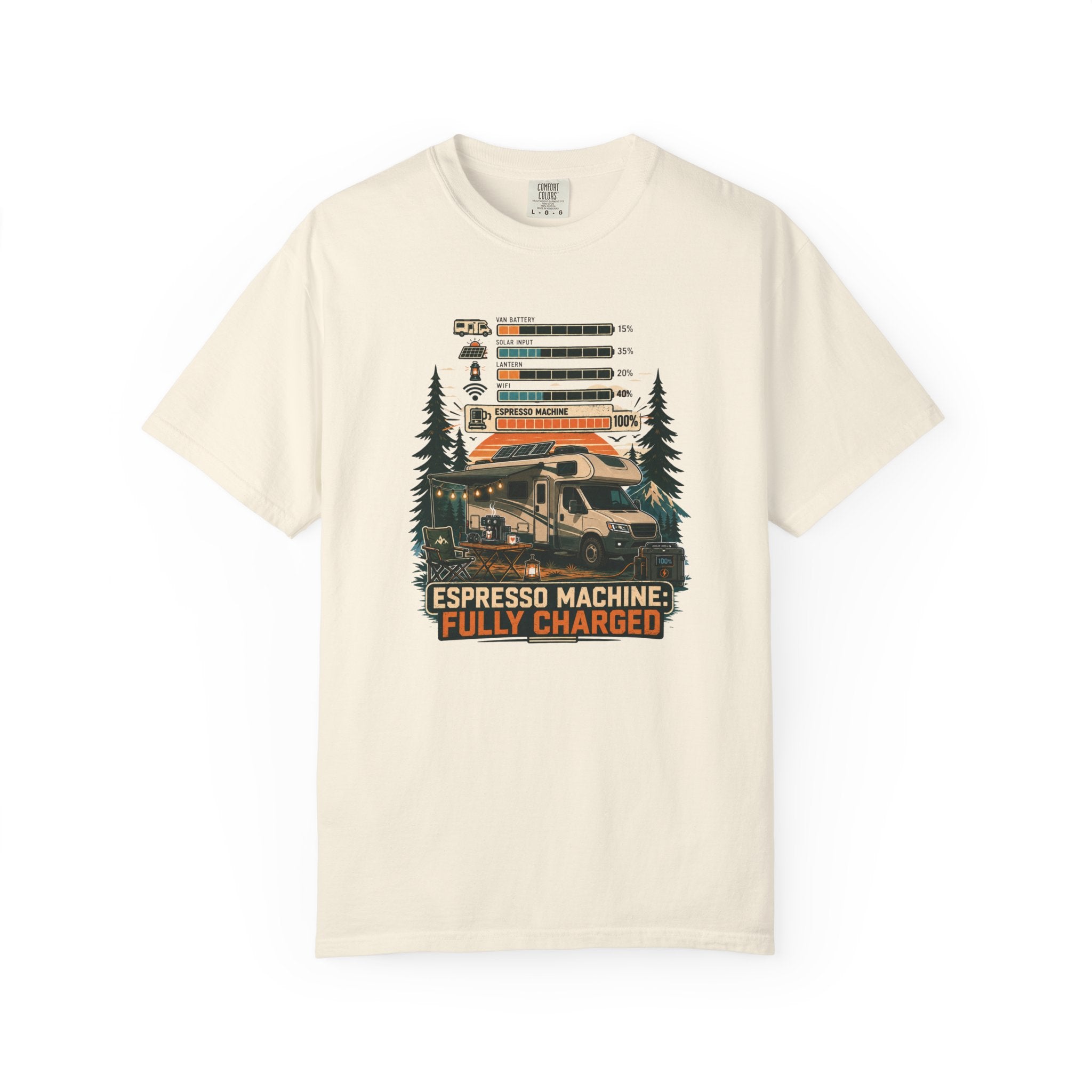 Espresso Machine Fully Charged - T-Shirt