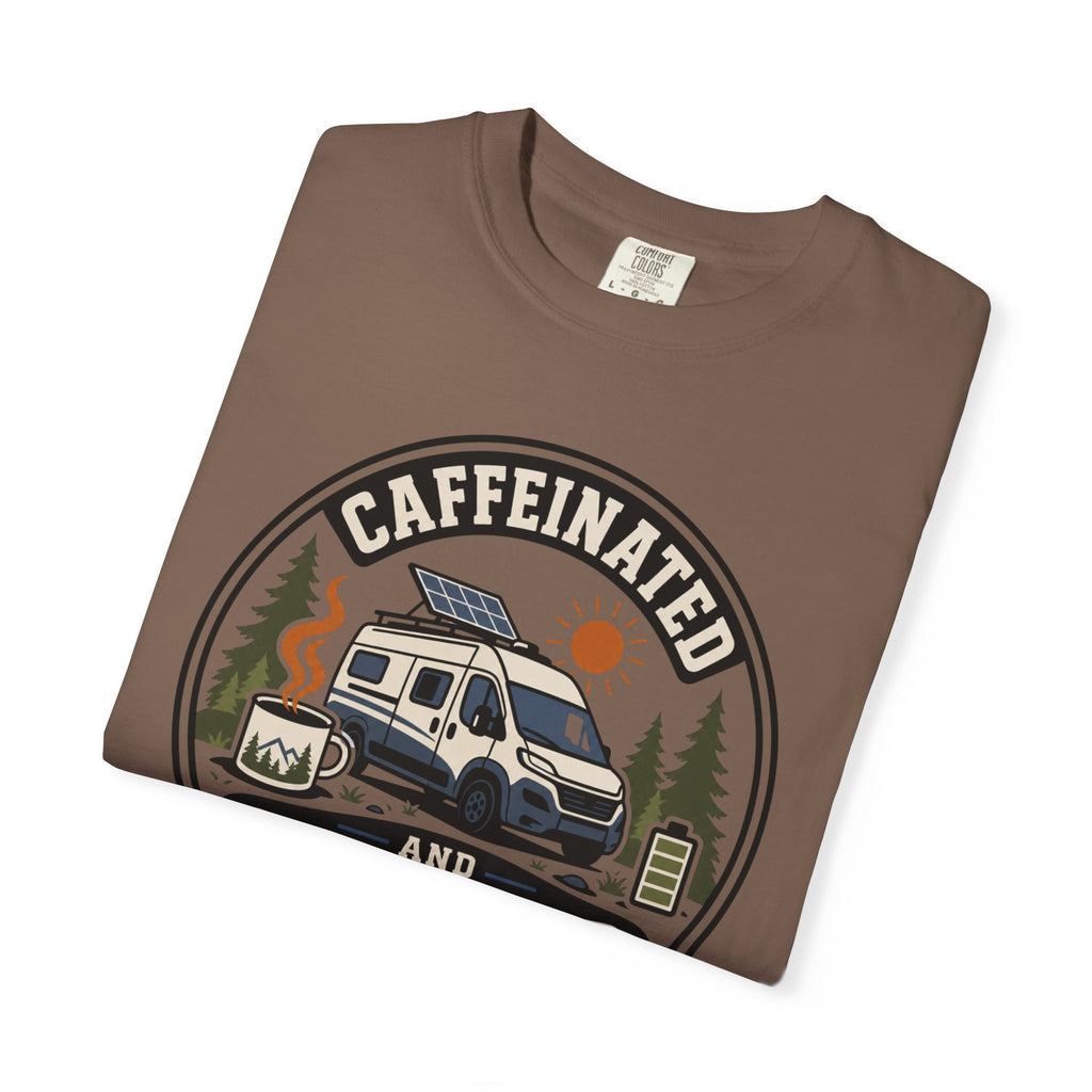 Caffeinated And Off Grid - T-Shirt