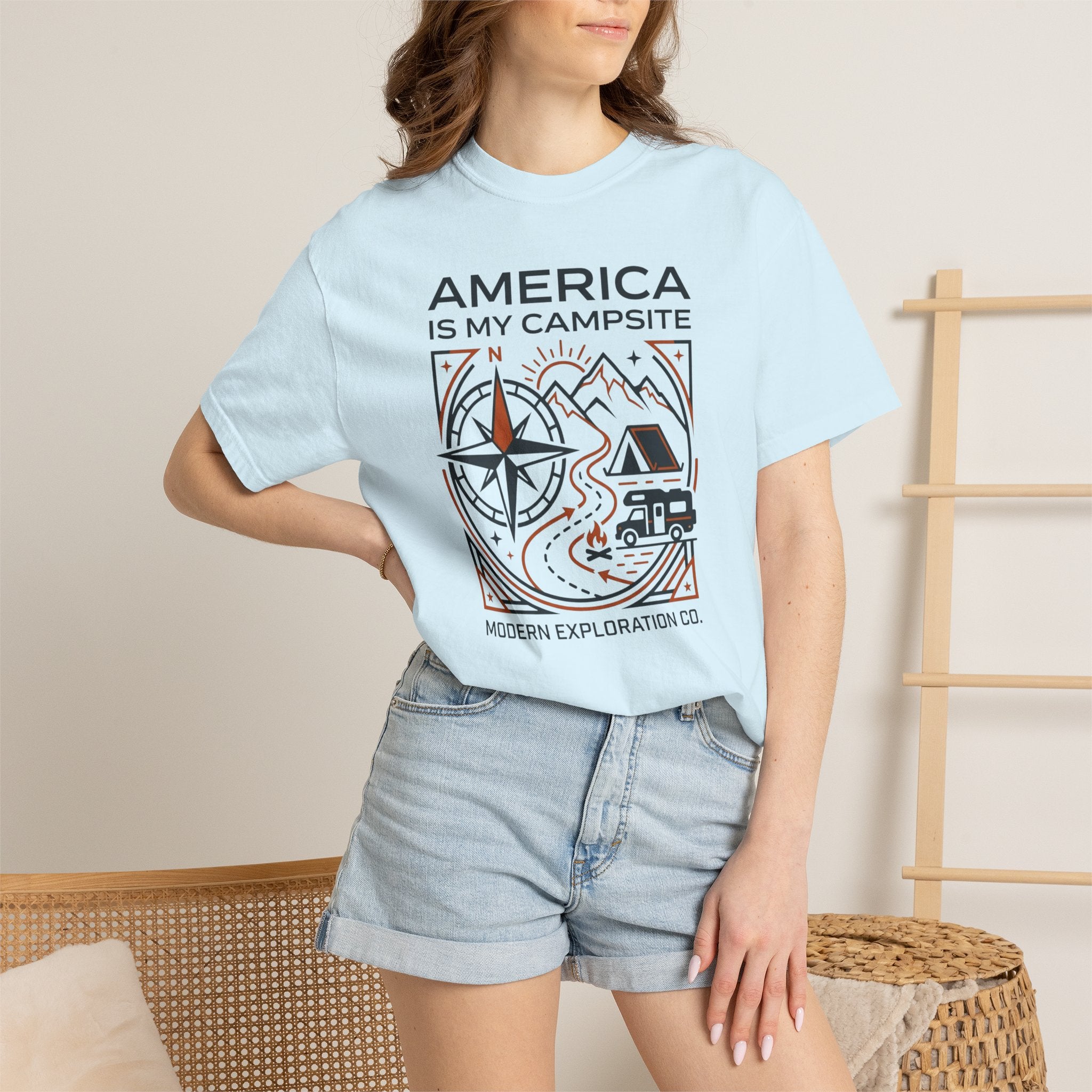 America Is My Campsite - T-Shirt