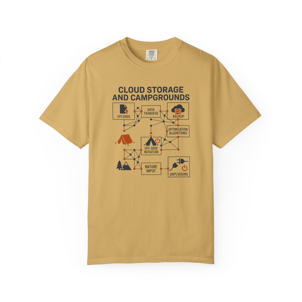 Cloud Storage And Camping Grounds - T-Shirt