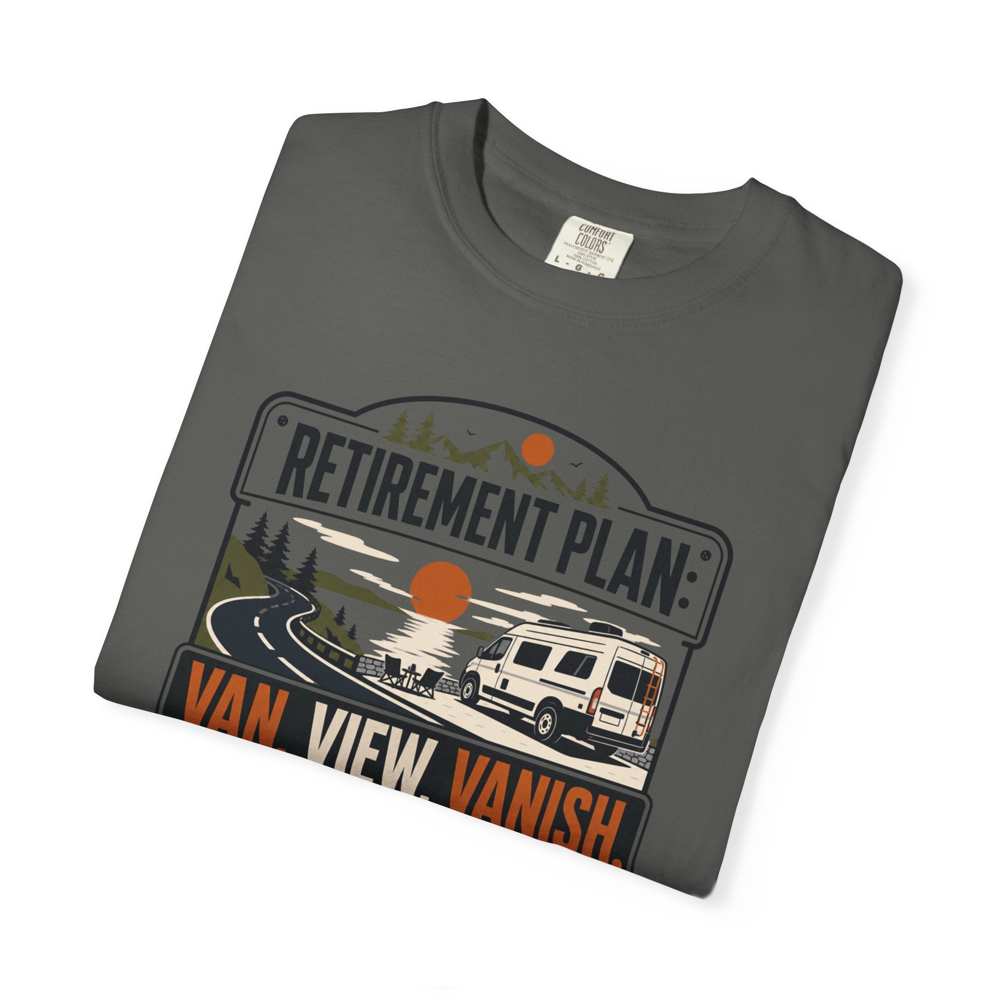 Retirement Plan Van View Vanish - T-Shirt