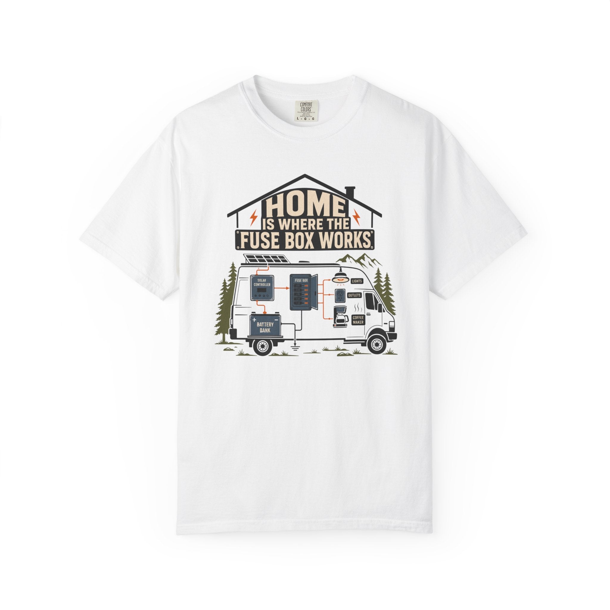 Home Is Where The Fuse Box Works - T-Shirt