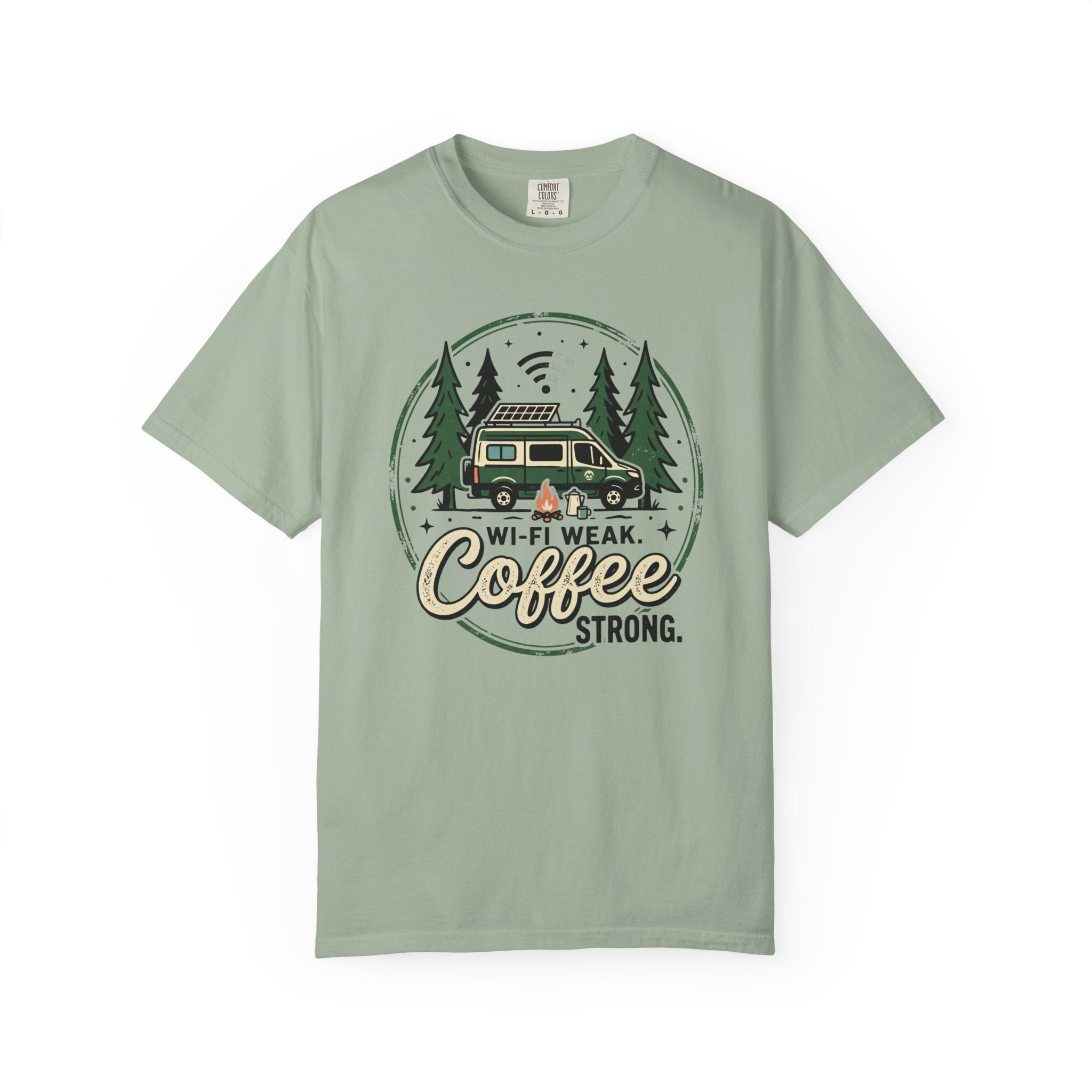 Wifi Weak Coffee Strong - T-Shirt