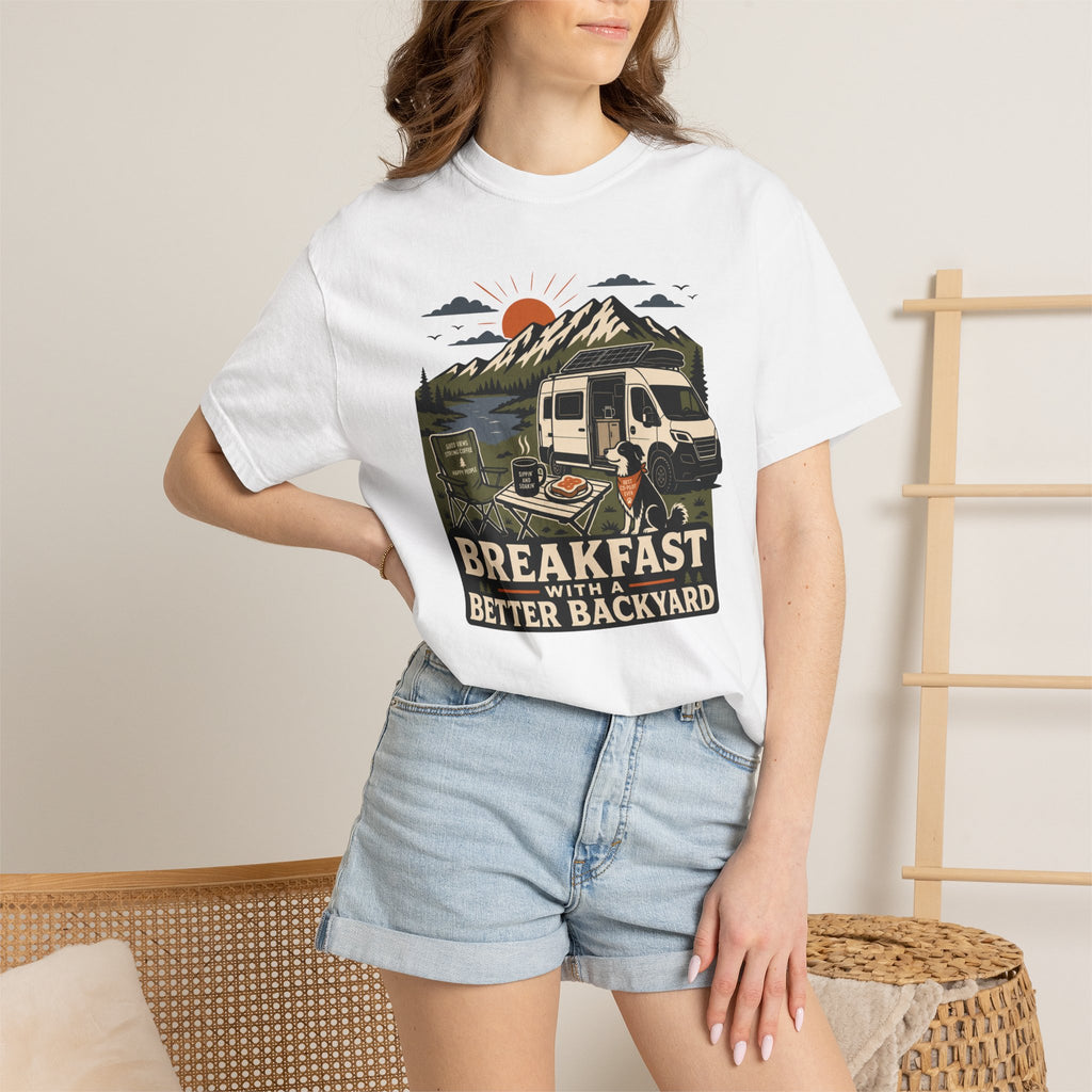 Breakfast With A Better Backyard - T-Shirt
