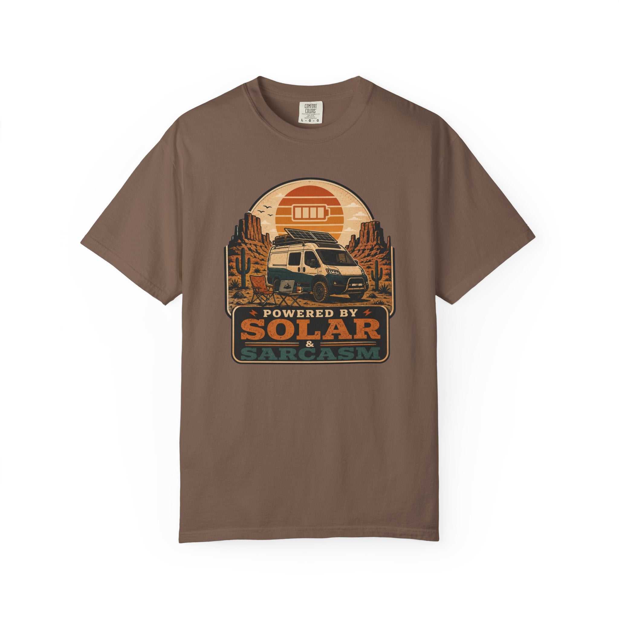 Powered By Solar and Sarcasm - T-Shirt