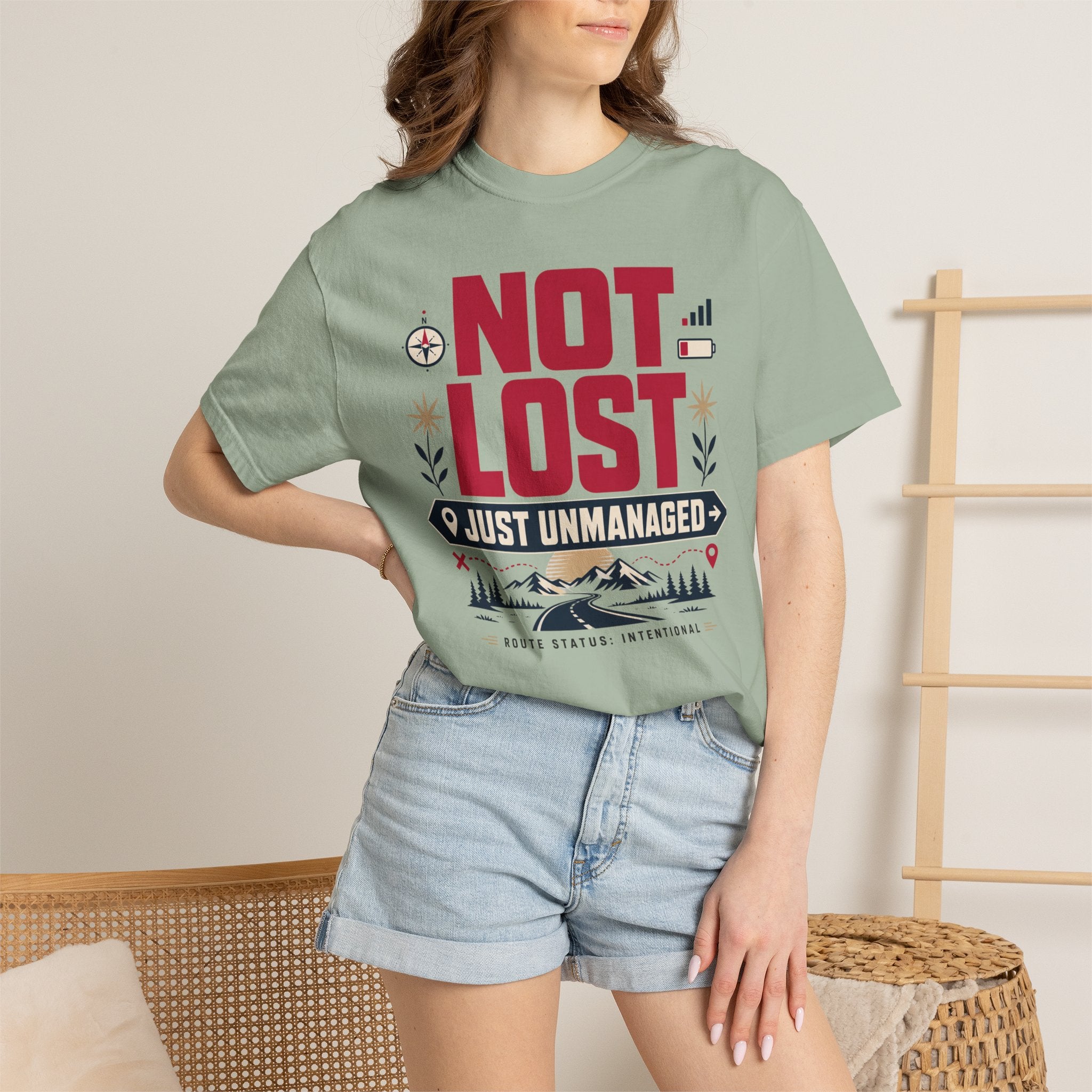 Not Lost Just Unmanaged - T-Shirt