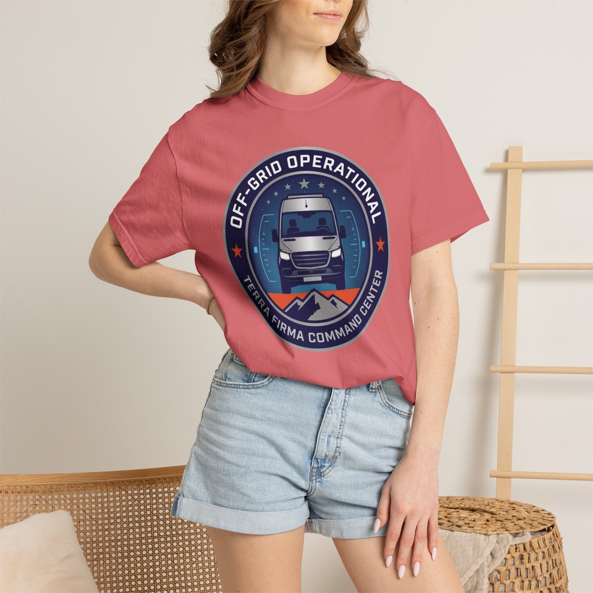 Off-grid Operational Terra Firma Command Center - T-Shirt