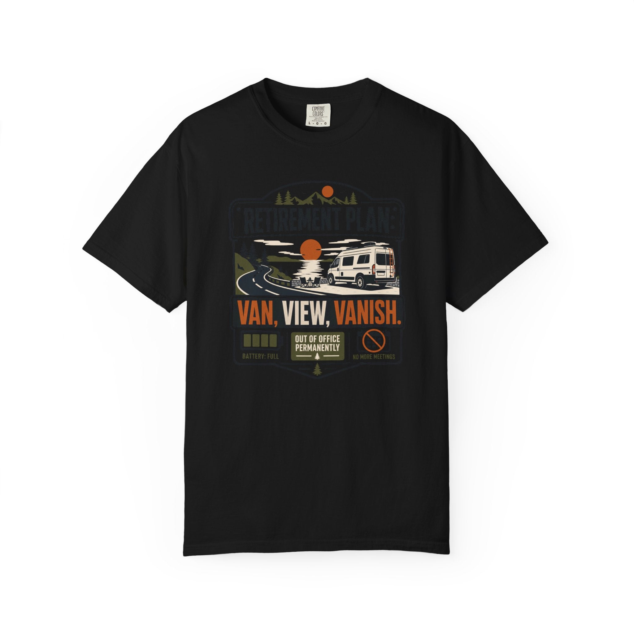 Retirement Plan Van View Vanish - T-Shirt