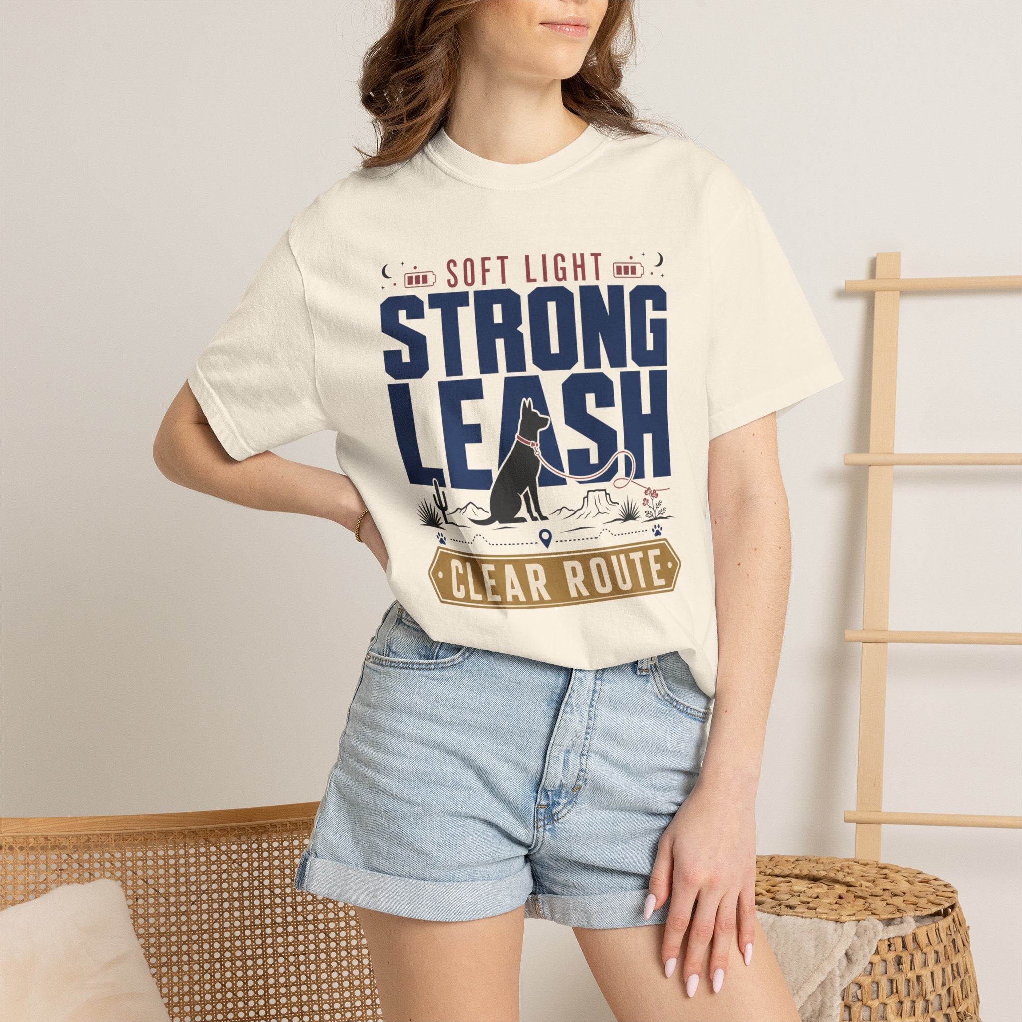 Soft Light Strong Leash Clear Route - T-Shirt
