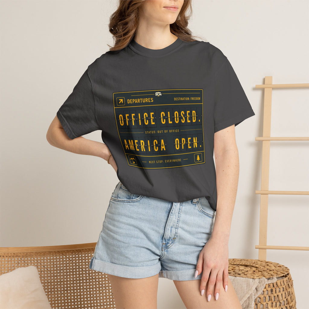 Office Closed America Open - T-Shirt