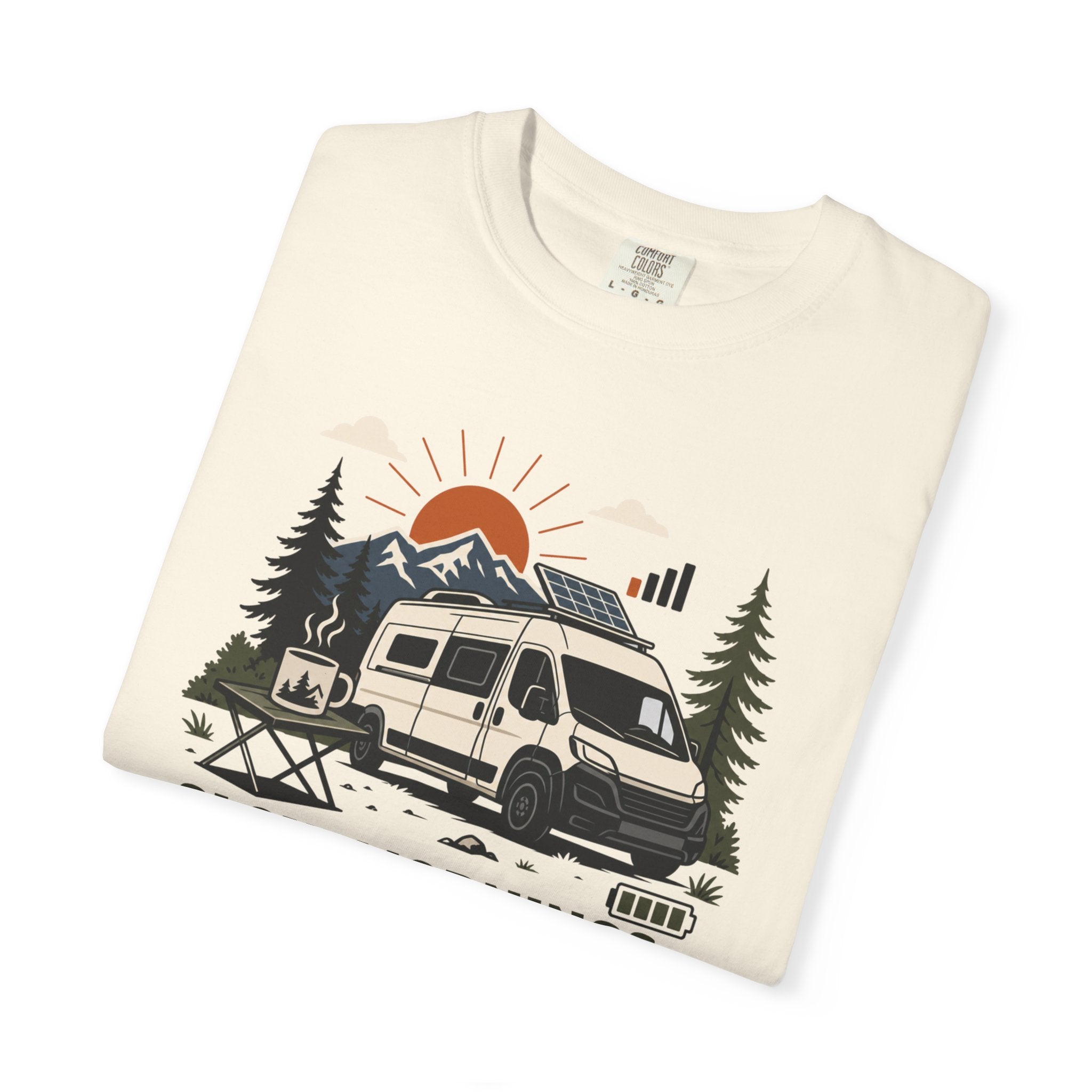 Slow Mornings Strong Coffee Weak Signal - T-Shirt