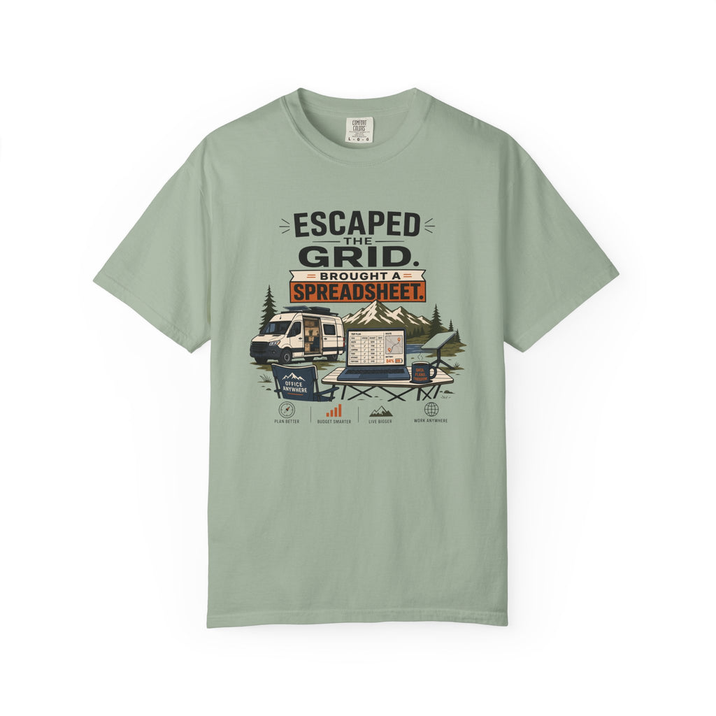 Escaped The Grid Brought A Spreadsheet - T-Shirt