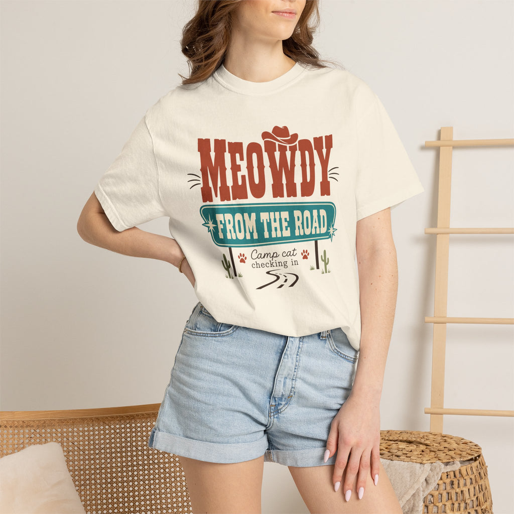 Meowdy From The Road - T-Shirt