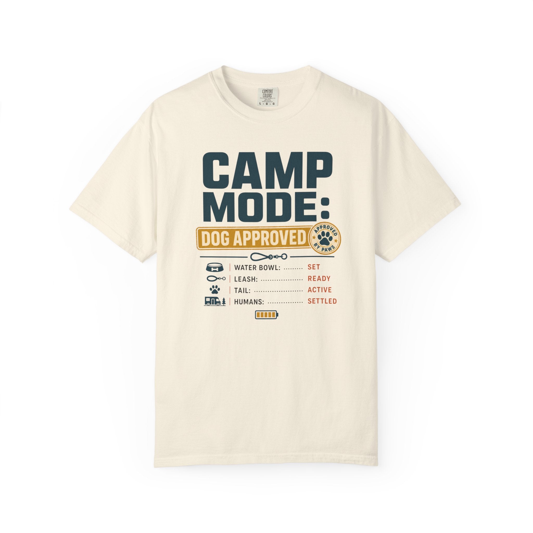 Camp Mode Dog Approved - T-Shirt