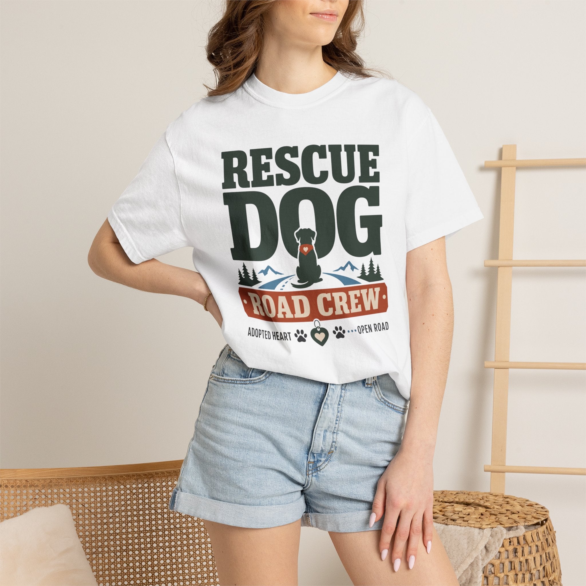 Rescue Dog Road Crew - T-Shirt