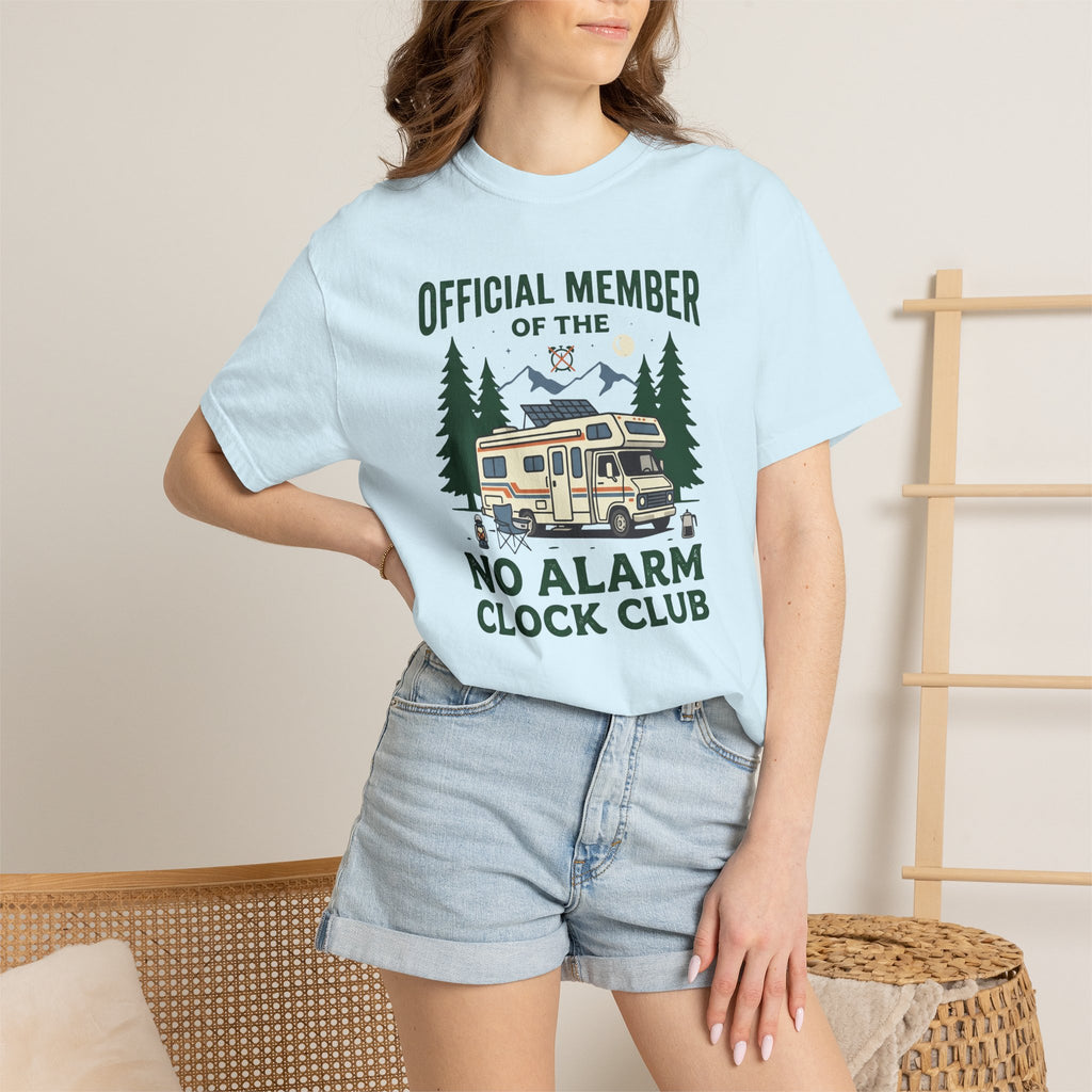 No Alarm Clock Club - T-Shirt
