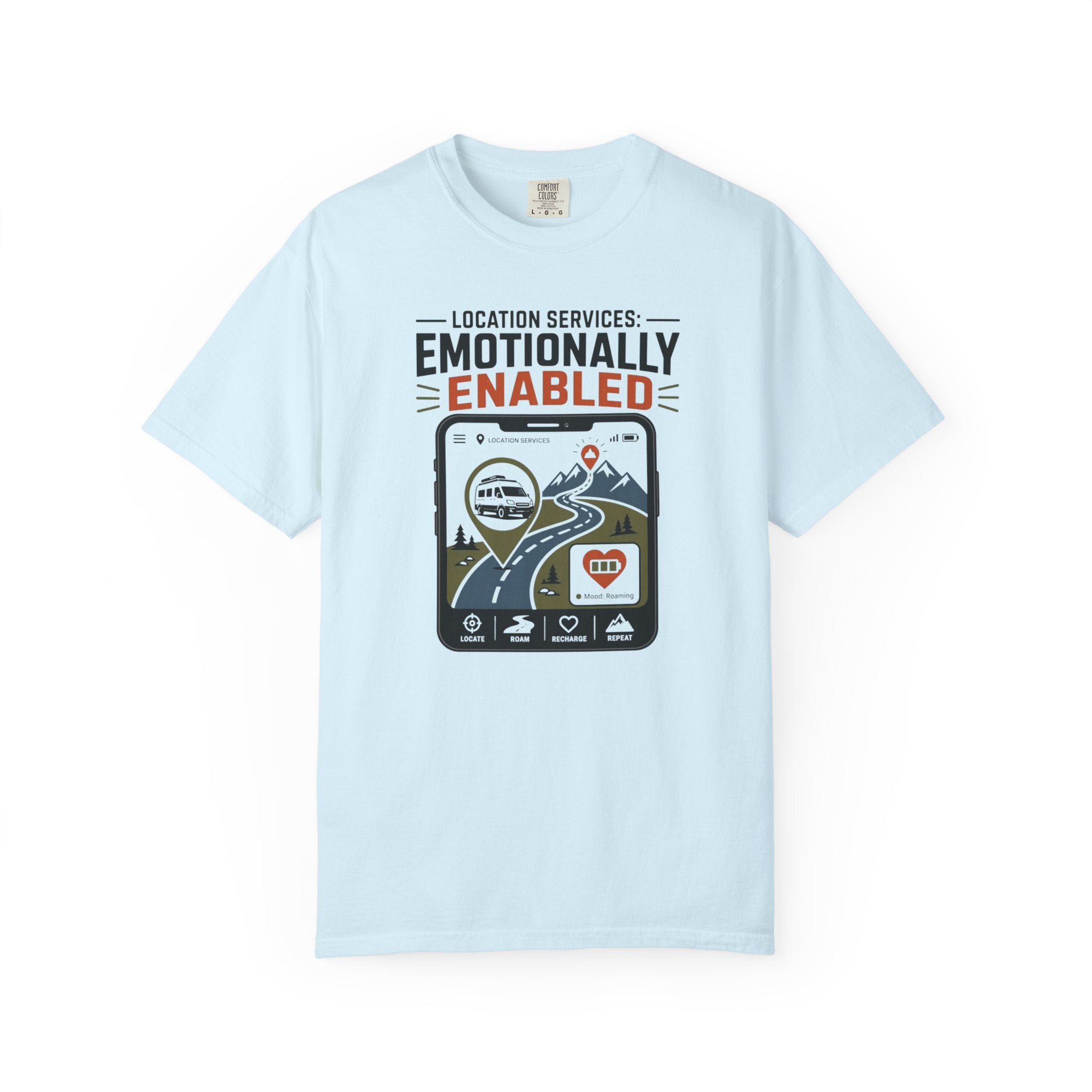 Location Services Emotionally Enabled - T-Shirt
