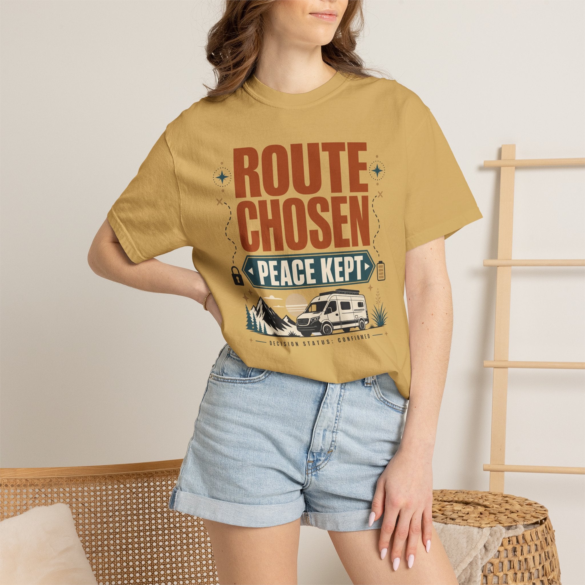 Route Chosen Peace Kept - T-Shirt