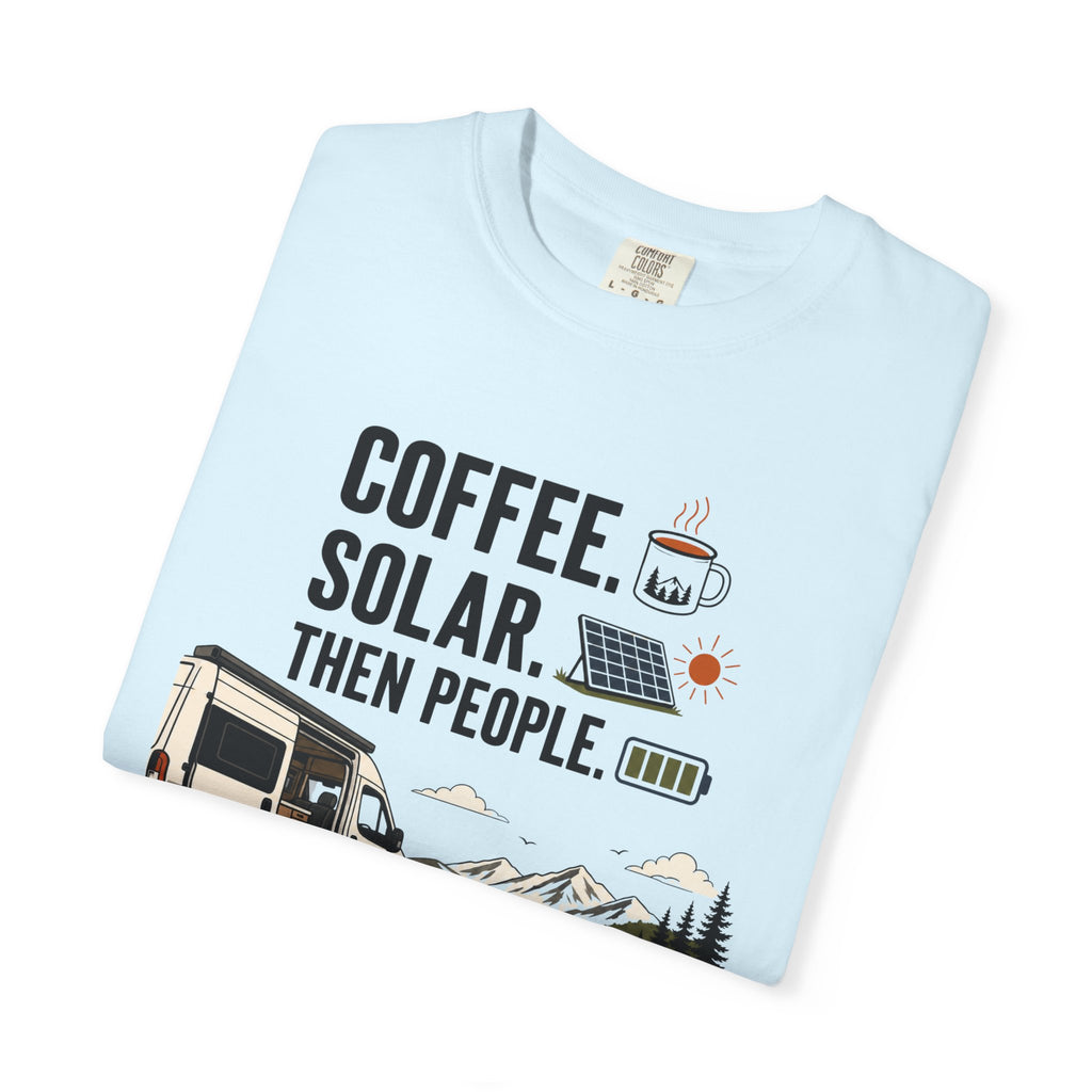 Coffee Solar Then People - T-Shirt