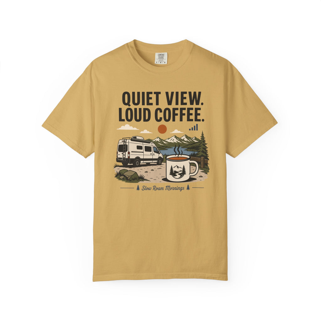 Quiet View Loud Coffee - T-Shirt